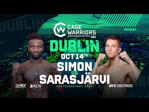 Solomon Simon vs. Marko Sarasjarvi | FULL FIGHT | CW 161 Dublin