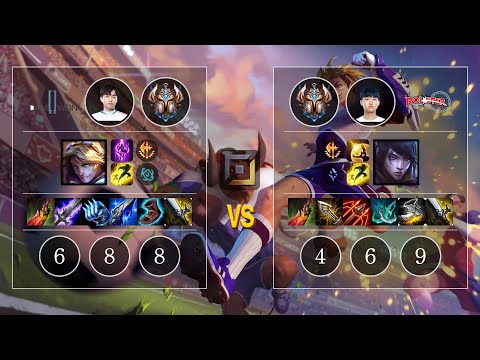 DWG Nuclear Ezreal vs KT Aiming Aphelios Bot - KR Patch 10.12