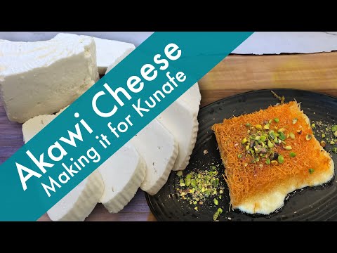 Akawi Cheese--Warm & Stretchy. Make it at home for pizza, salads & desserts!