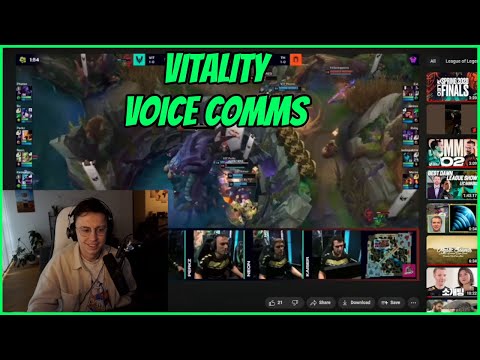 Caedrel Reacts To VITALITY'S Voice Comms