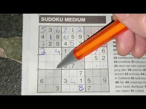 Lots of pairs today! (#442) Medium Sudoku puzzle. 02-17-2020