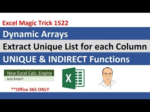 Comprehensive Excel Dynamic Array Formula Lesson The Power of Array Formulas EMT 1516