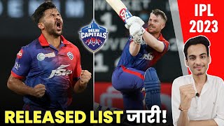 BREAKING : Delhi Capitals Confirmed Released Players | IPL 2023 | Shardul Thakur | Dr. Cric Point