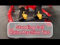 Standing Calf Raise Machine Tips 💫