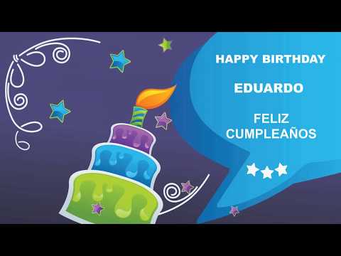 Eduardo - Card Tarjeta - Happy Birthday Song