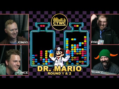 Dr. Mario Championship Rds. 1-2 — Can Tetris Masters Dr. Mario?