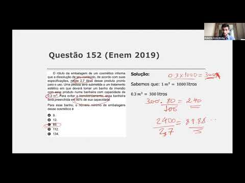 Maratona de Matemática ENEM - Estatística com Prof. Roberto Machado
