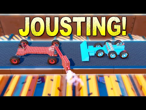 Deadly Vehicular Jousting Over A Giant Car Grinder! - Trailmakers Multiplayer