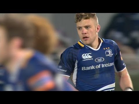 Ian Madigan bursts through for try - Leinster v Glasgow Warriors 23nd March 2013