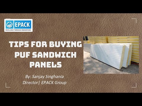 Epack puf insulated building panels