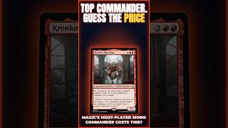 MAGIC'S MOST-PLAYED MONO COMMANDER COSTS THIS? #Shorts