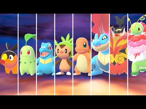 Pokémon Legends Z-A - All Starters Evolutions