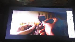On my phone. Watching The best man holiday. Mia gets sick