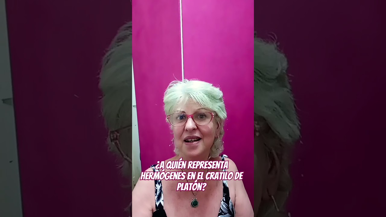 ¿A quién representa Hermógenes en el cratilo de platón?