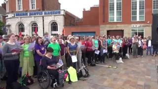 Massed Sing - Singing For Our Lives - Street Choirs Festival 2016