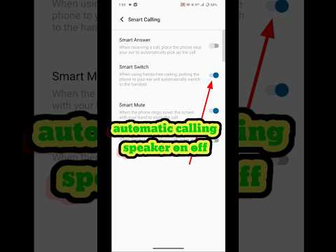 automatic calling speaker on off #shorts