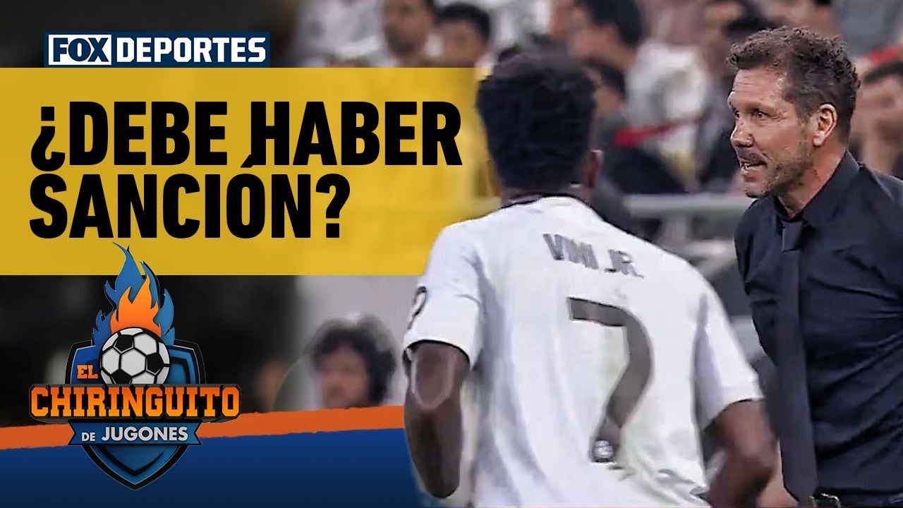 🤔🫣¿DEBE HABER SANCIÓN? Diego Simeone lanzó palabras que calentaron a Vinicius Jr. | El Chiringuito