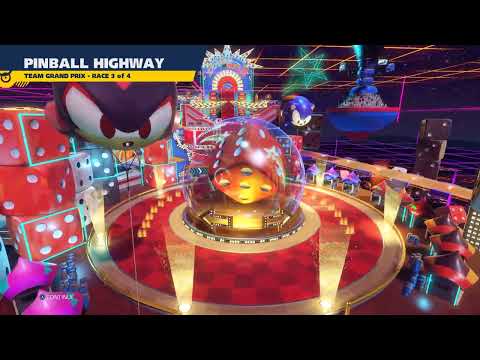 Team Sonic racing split screen team gameplay