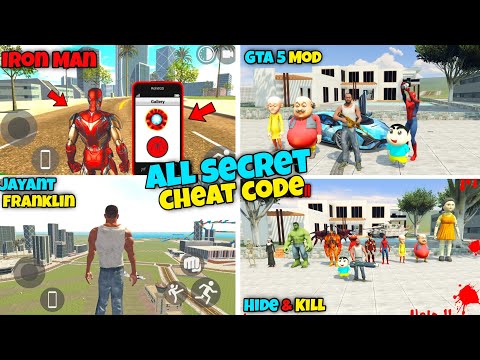 Gta 5 + Iron Man + Toy Car All Secret Cheat Code 🤯 Indian Bikes Driving 3d New Update