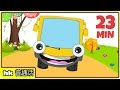 Wheels On The Bus 总线上的车轮 Nursery Rhymes By HooplaKidz Mandarin