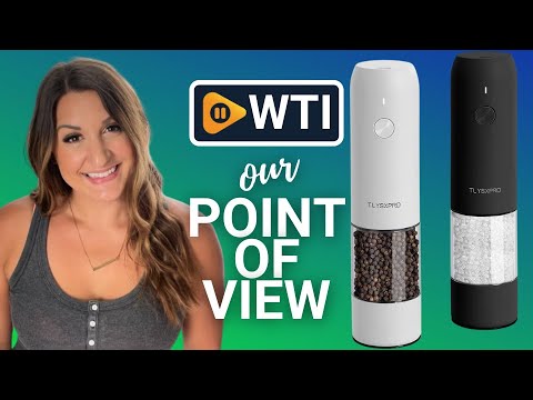 Electric Salt and Pepper Grinder Set - WTI product video review