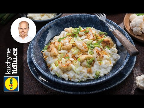 Halušky s bryndzou a restovaným květákem - Roman Paulus  - RECEPTY KUCHYNĚ LIDLU