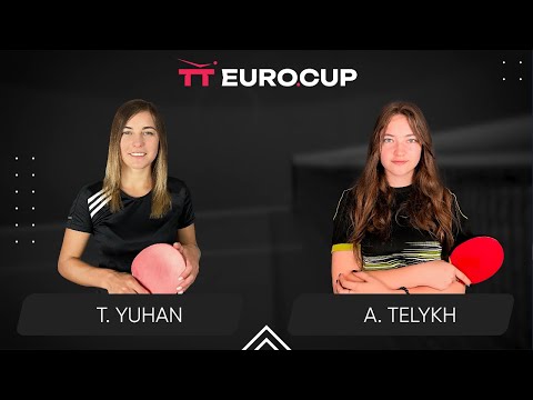 10:45 Tetiana Yuhan - Anastasiia Telykh 30.12.2023 TT Euro.Cup  Women Ukraine Master. TABLE 3