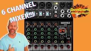GUDEHOLO M06 6CH MIXER With DSP FX for Under $100!?? You Betcha