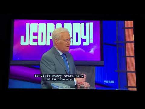 Jeopardy contestant chat, Sarah Frontiera Day 2 - how many state parks in California??? (1/28/20)