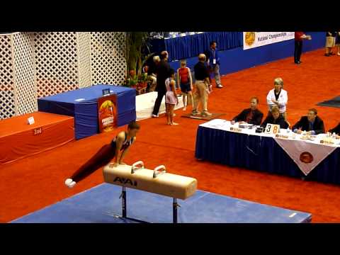 Eric's Pommel at JO Nationals, L9, Long Beach CA, May 2011