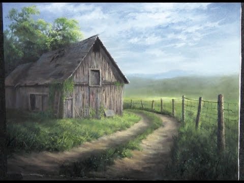 Barn by the Road | Paint with Kevin Hill | landscape in Oils