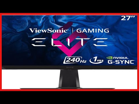 ViewSonic ELITE XG271QG 27 Inch 1440p 1ms 240Hz IPS Gaming Monitor with GSYNC, NVIDIA Reflex,