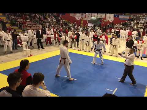 Sensei Marco Buendia vs Sensei Rodrigo Rojas (campeón mundial JKA)