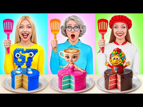 Me vs Grandma Cooking Challenge Brainrot Battle | Funny Food Recipes by Multi DO Challenge