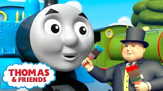 Thomas &amp; Percy Learn About Mixing Colours | BRAND NEW | Learn with Thomas | Cartoons for Kids