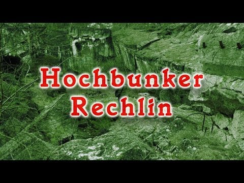 Der gesprengte Hochbunker von Rechlin