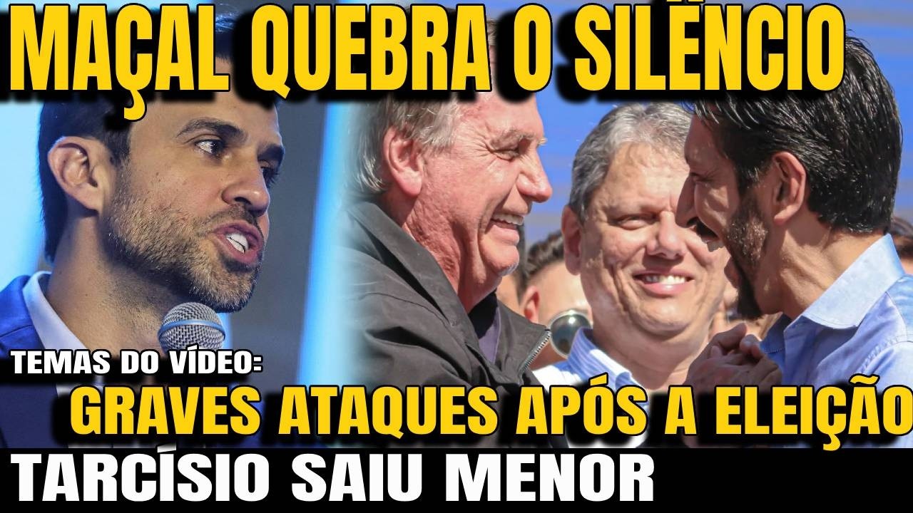 #1 ATAQUE GRAVE APÓS A CAMPANHA ATINGIU MARÇAL, VEJA EM QUEM DECLAROU APOIO, O FUTURO DE PABLO MARÇA