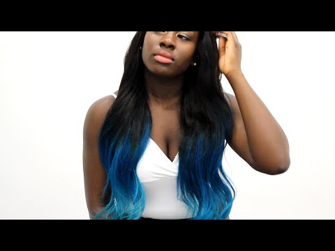 | DIY BLUE OMBRE HAIR COLOR | MERMAID HAIR