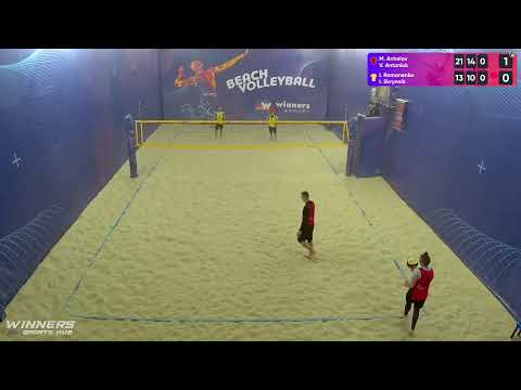 09:55 M. Anhelov / V. Antoniuk - I. Romanenko / I. Skrynnik 21.11.2022 | Winners Beach Volleyball