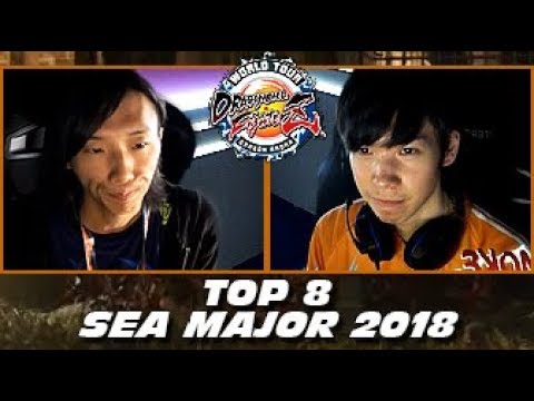 DBFZ - SEA Major 2018 - TOP 8 - feat. SonicFox, Moke, Dogura