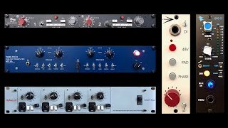 Video thumbnail for Preamp Shootout on Drum Machine + Synth :: API / Tube Tech / Heritage / Sebatron / A Designs by SOLON Music
