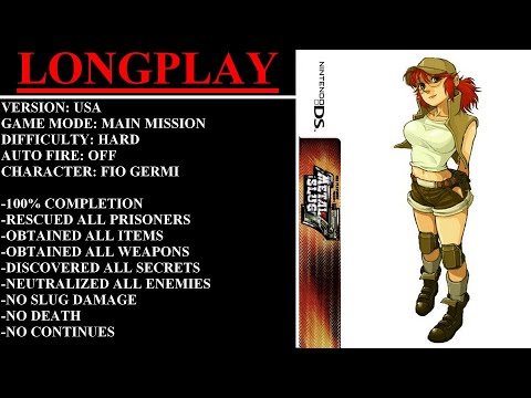 Metal Slug 7 [USA] (Nintendo DS) - (Longplay | Fio Germi | Hard | 100%)