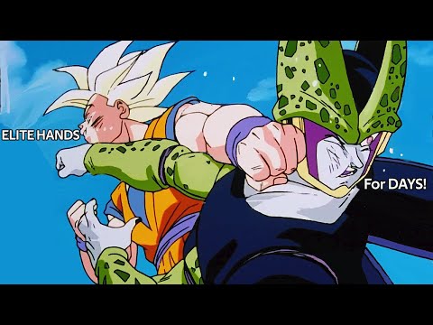 When Goku and Perfect CELL ran ONE of the greatest fades in Z history