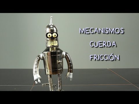 Mecanismos de Cuerda y Fricción. Energía Potencial Elástica y Cinética Rotacional.