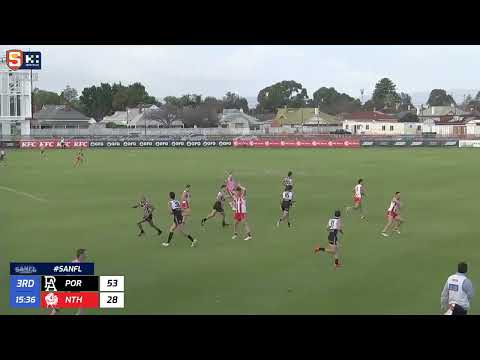 Rd 13 Hostplus SANFL Snapshot - Port's Dante Visentini gets a huge ride!