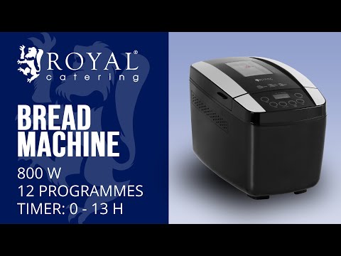 video - Bread Machine - 800 W - timer