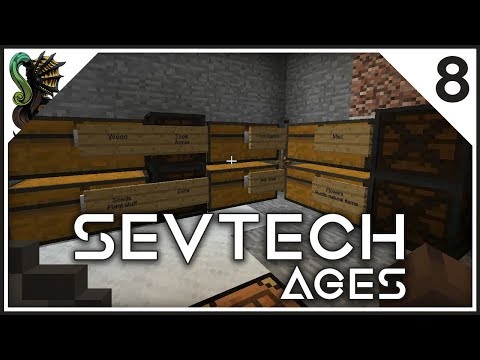 SevTech Ages EP8 - Age 1 Conveniences - Modded Minecraft 1.12.2 Let's Play