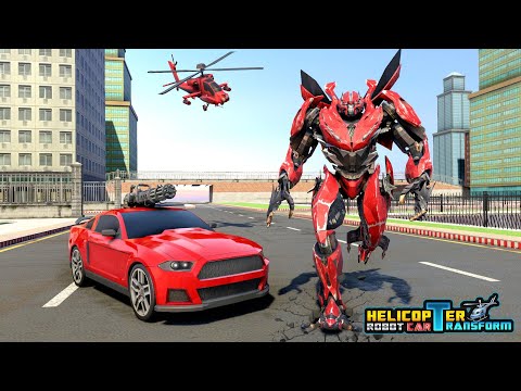 Police Helicopter Robot Car Transform (InterBolt Games) | Android Gameplay HD