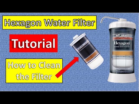 Tutorial on How to clean Hexagon 8 Stage Water Purifier Filter  Cosway