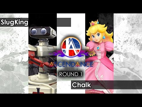 Smash 4: UMA | SlugKing (R.O.B.) V Chalk (Peach) - Ascendance 23 Tournament SSB4